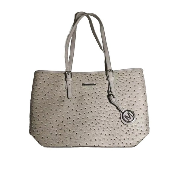 MONTANA WEST SELECT Concealed Carry Ostrich Print Tote Handbag Purse EUC - Picture 1 of 6
